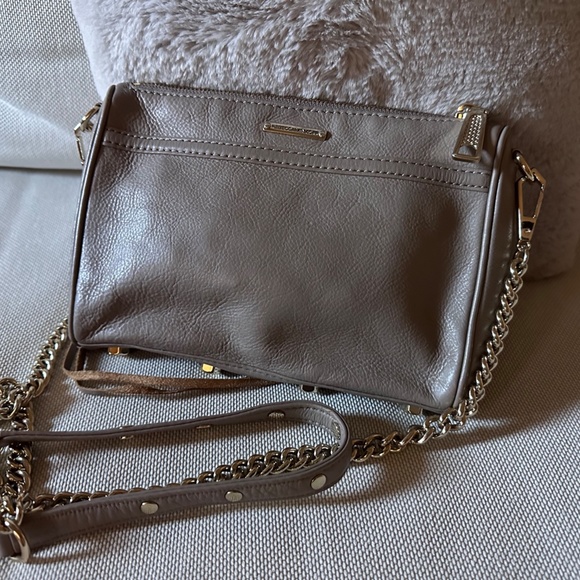 Rebecca Minkoff Mini M.A.C - Small Crossbody - Taupe/Gold - Picture 3 of 8